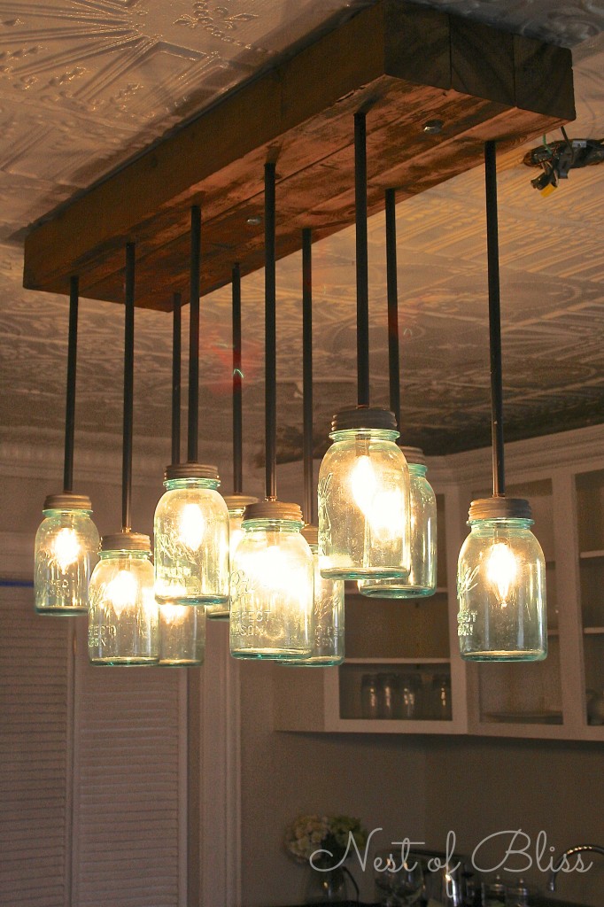 mason jar lamp diy photo - 1