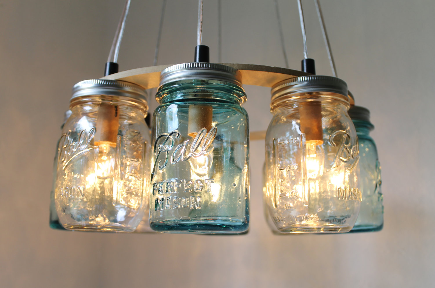 mason jar lamp diy photo - 2