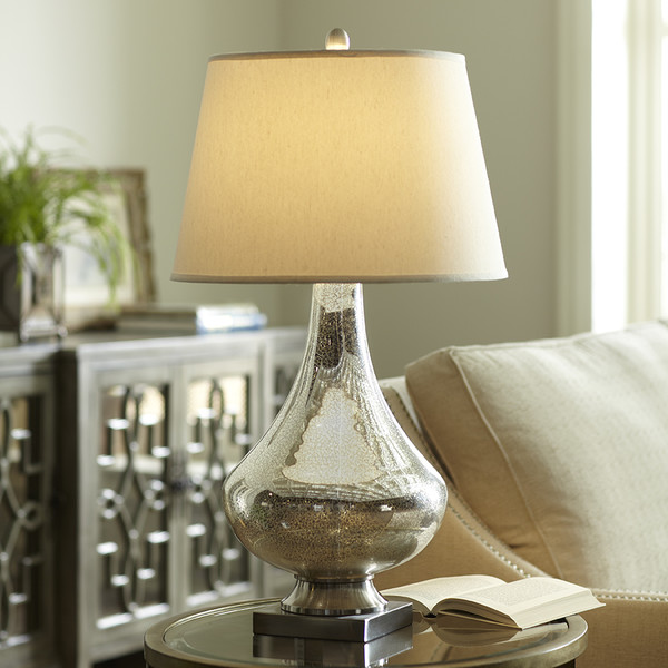 mercury glass table lamps photo - 9