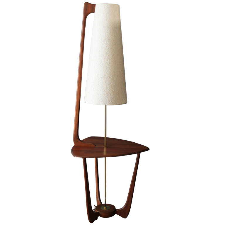 mid century modern floor lamps photo - 1