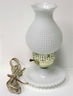 milk glass table lamps photo - 9