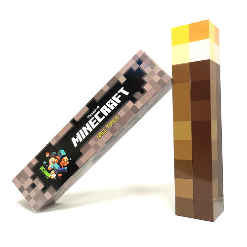 minecraft torch wall light photo - 2