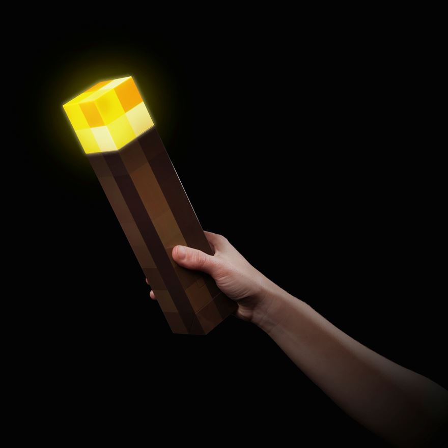 minecraft torch wall light photo - 7