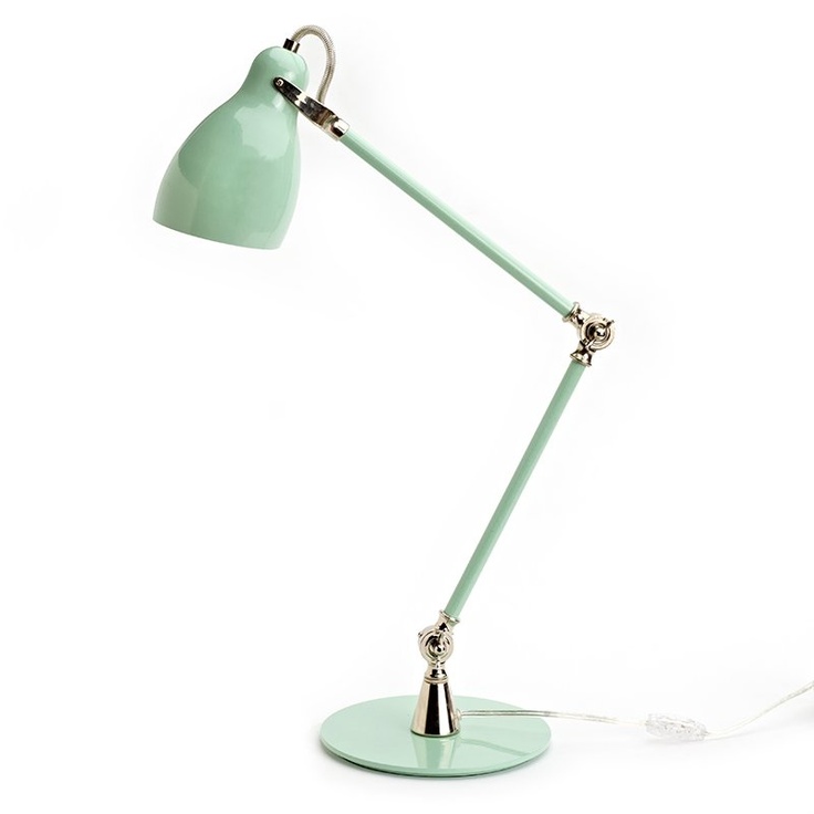 mint green lamp photo - 1