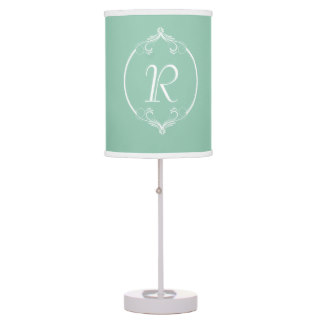 mint green lamp photo - 3