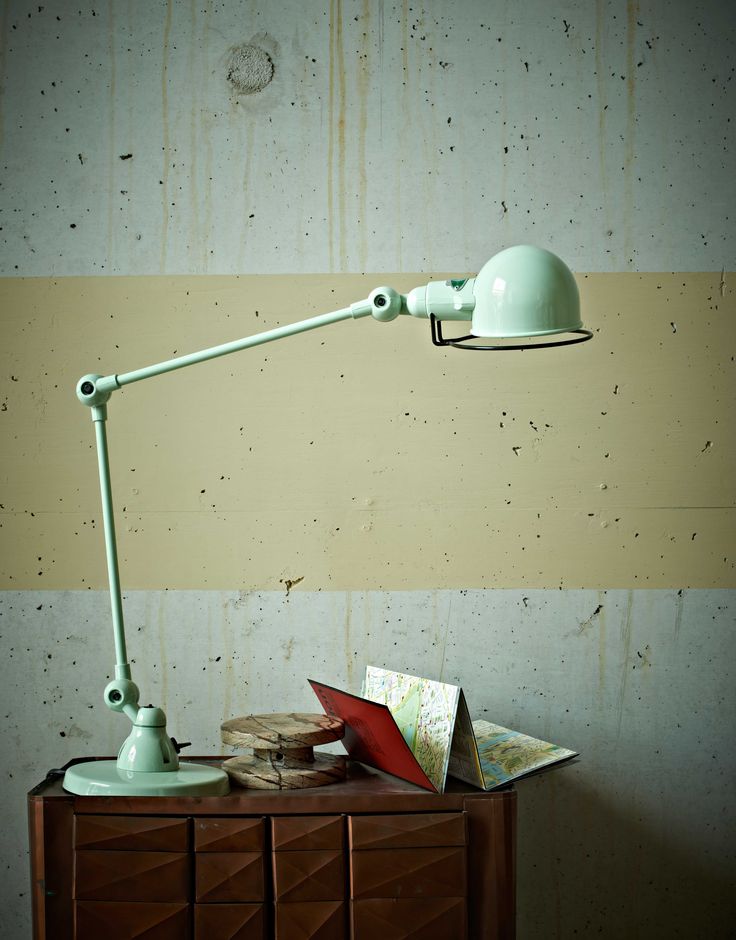 mint green lamp photo - 5