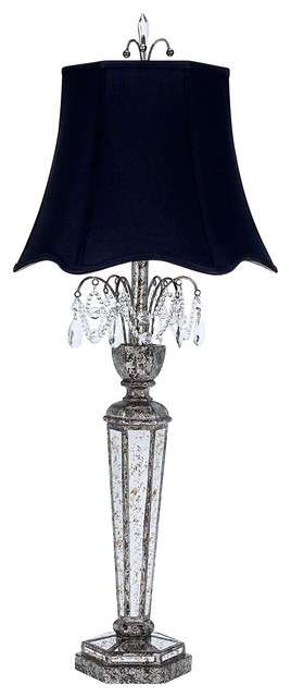 mirrored table lamps photo - 6