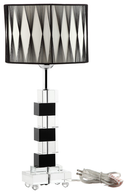 modern crystal table lamps photo - 10