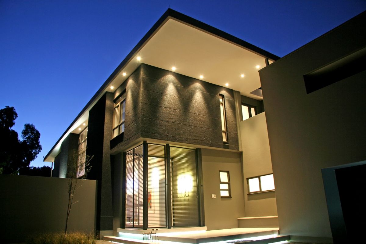 modern exterior wall lights photo - 2