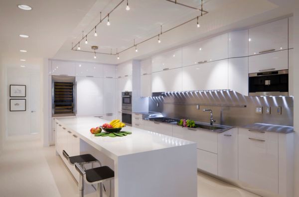 modern kitchen ceiling lights photo - 10