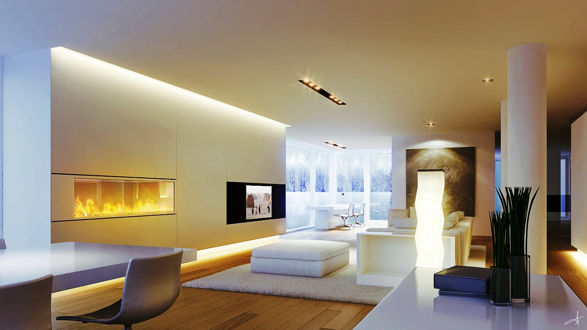 modern lounge ceiling lights photo - 7