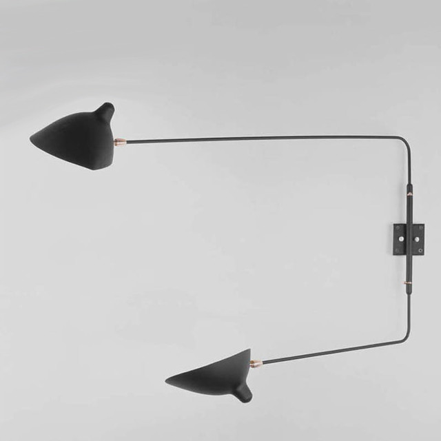 modern swing arm wall lamp photo - 3