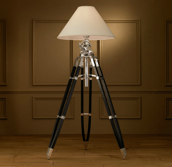 modern tripod floor lamp photo - 9