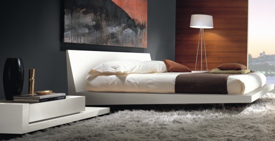 modern white table lamp photo - 5