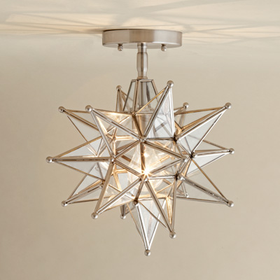 moravian star ceiling light photo - 3