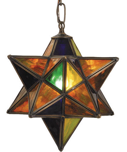 moravian star ceiling light photo - 4