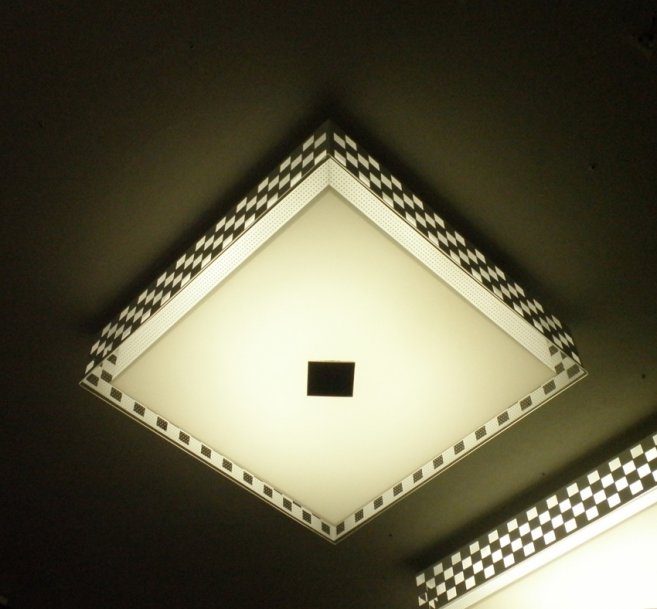 mosaic ceiling light photo - 1