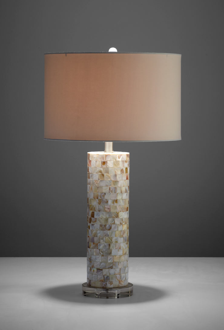 mother of pearl table lamps photo - 10