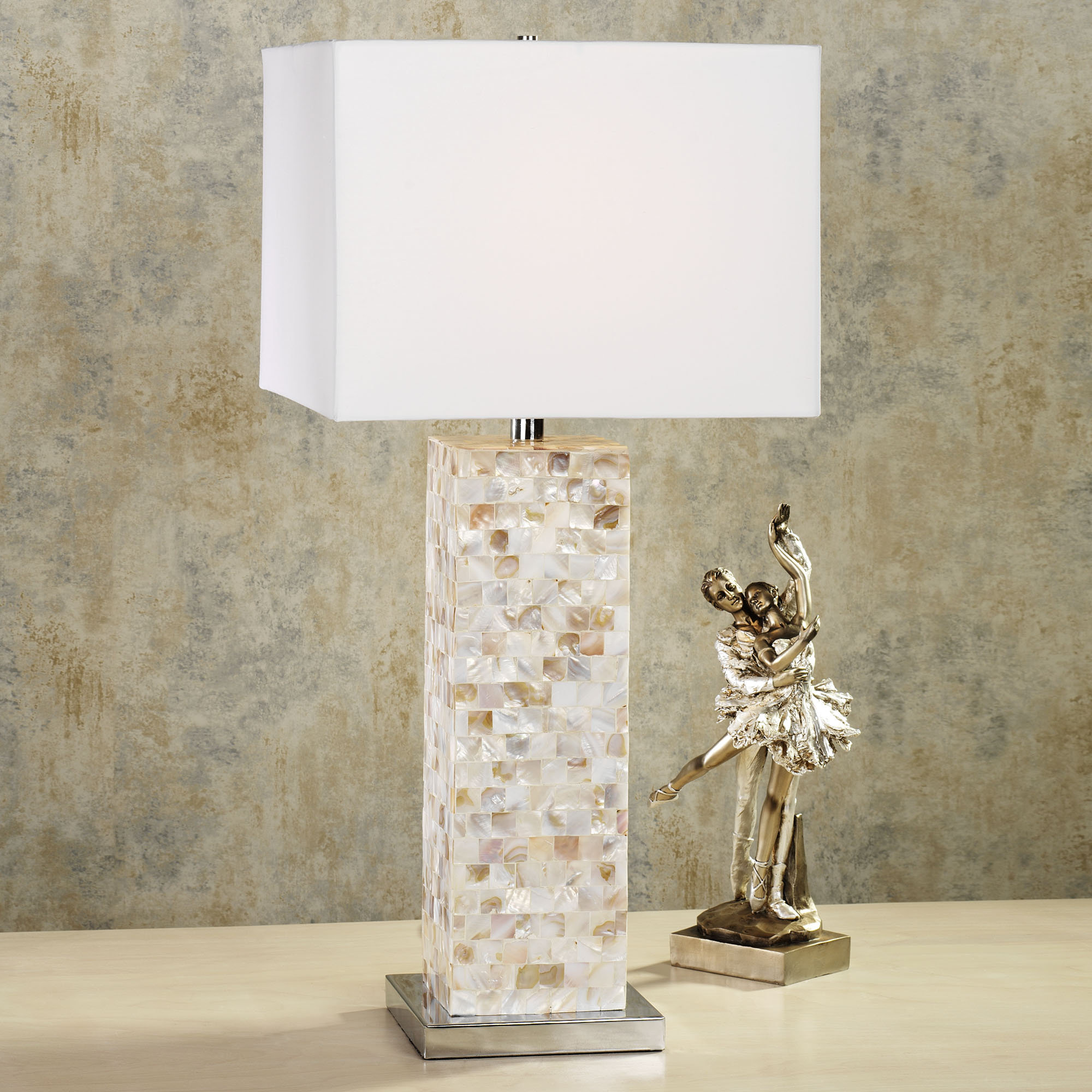 mother of pearl table lamps photo - 5