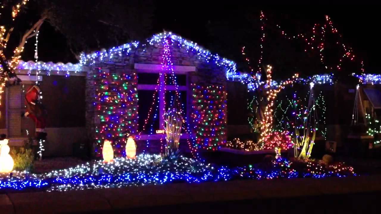 musical outdoor christmas lights photo - 1