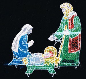 nativity outdoor lights photo - 5