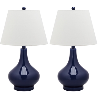 navy blue lamps photo - 2