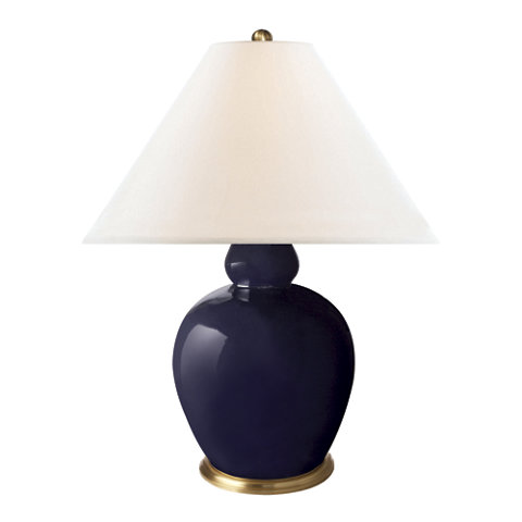 navy blue table lamps photo - 2