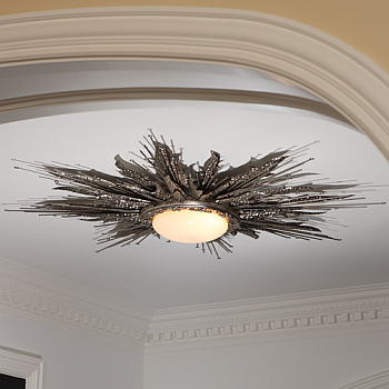 nickel ceiling lights photo - 3