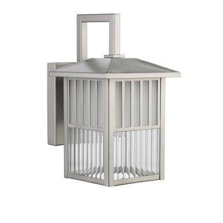 nickel outdoor wall light photo - 8