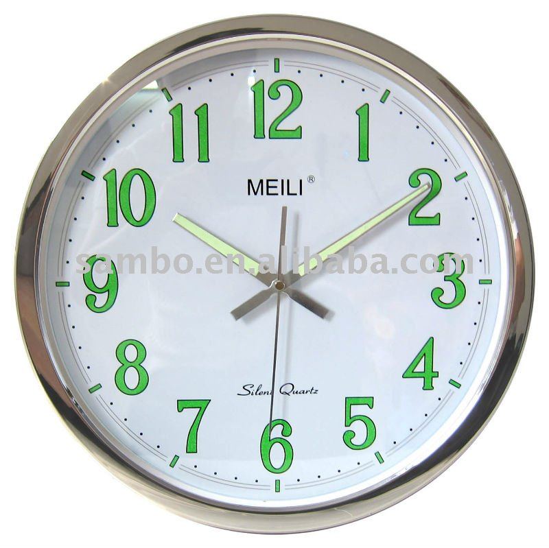 night light wall clock photo - 1