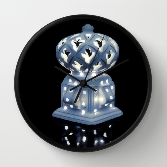 night light wall clock photo - 7