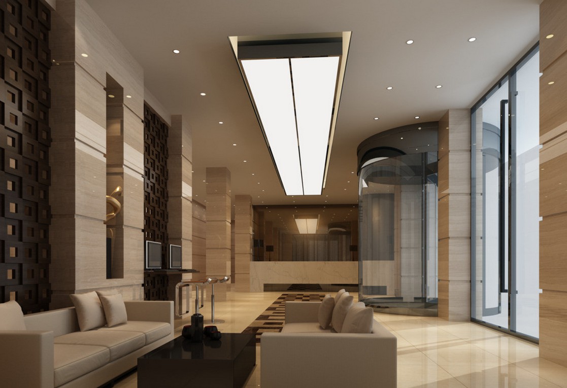 Add lighting. Office Ceiling. Linear Ceiling in Office. Built-in Light Ceiling Chrome.