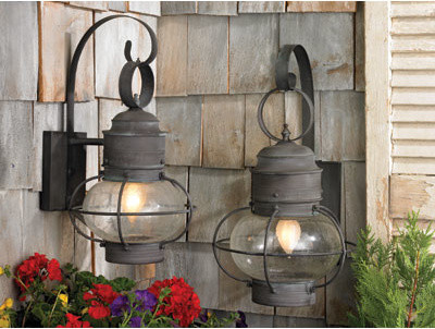 old fashioned outdoor lights photo - 4