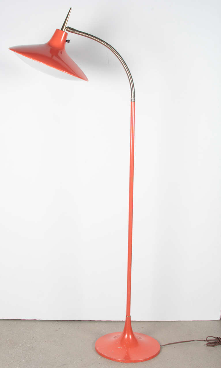 orange floor lamp photo - 5