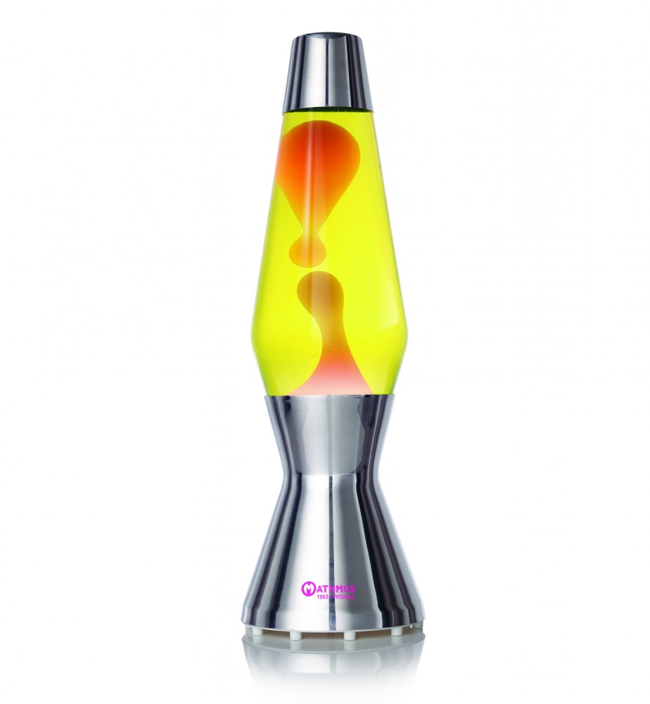 orange lava lamp photo - 2