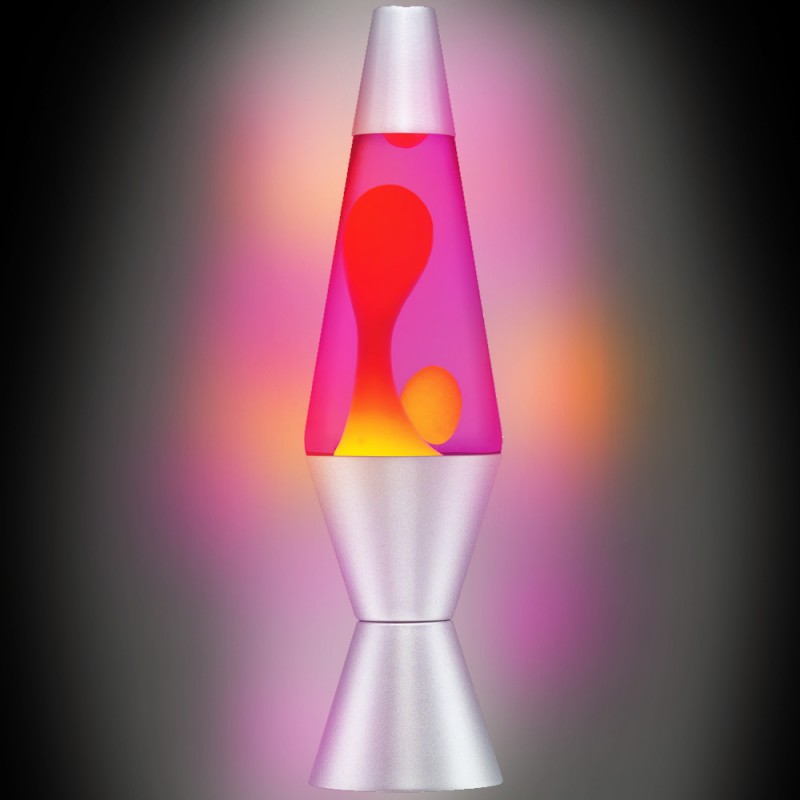 orange lava lamp photo - 3