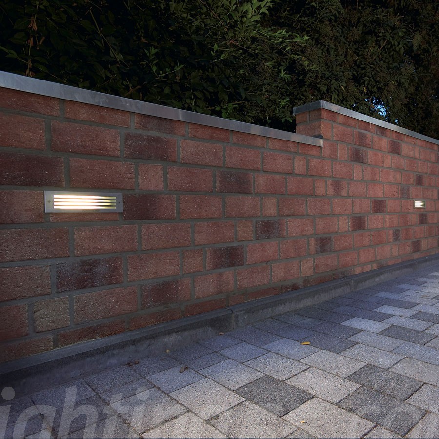 outdoor brick wall lights photo - 1