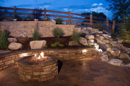 outdoor brick wall lights photo - 5