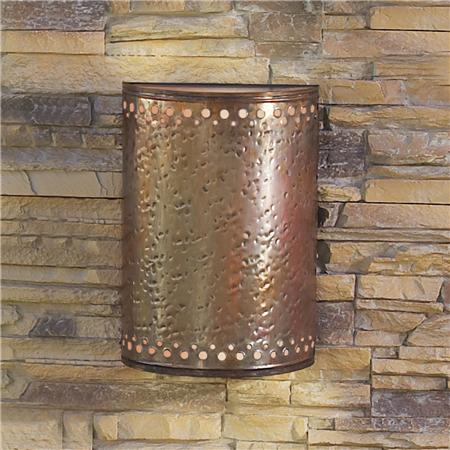 outdoor copper lights photo - 8