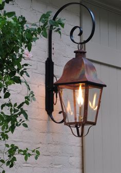 outdoor copper lights photo - 9