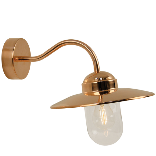 outdoor copper wall lights photo - 5