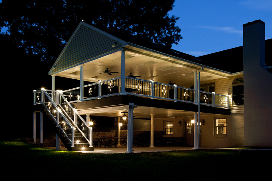 outdoor deck lights photo - 3