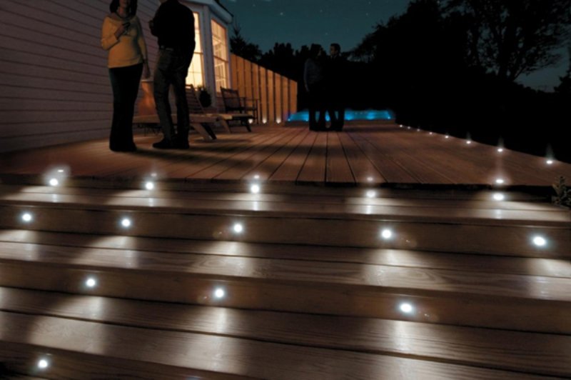 outdoor deck lights photo - 8