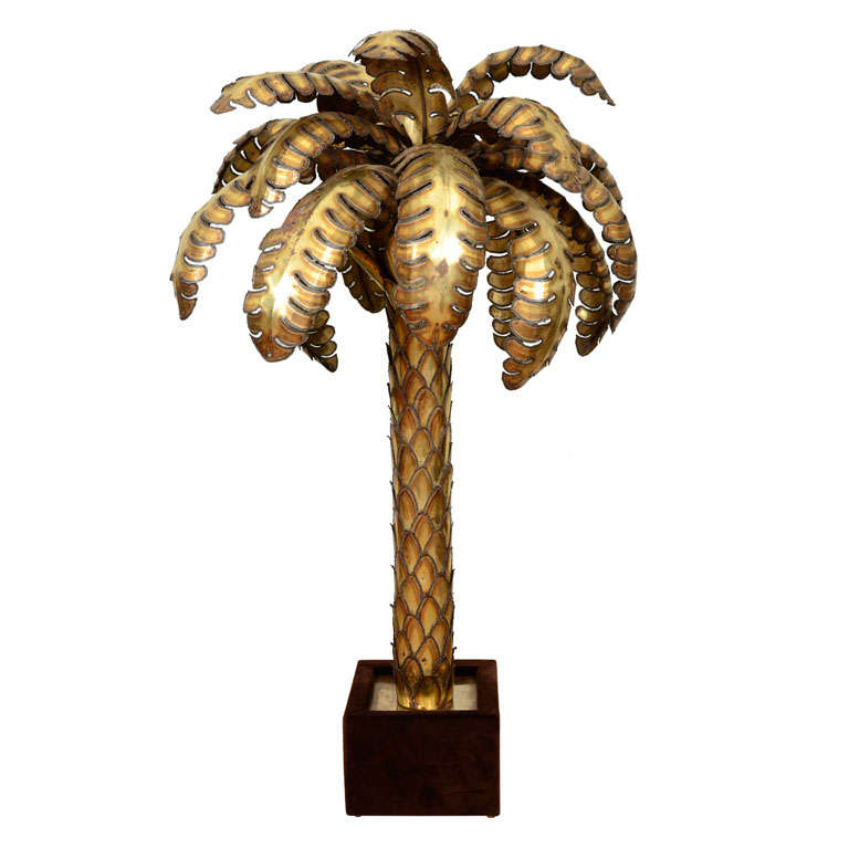 outdoor palm tree lamp photo - 7