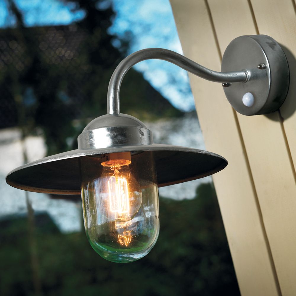 outdoor wall light pir photo - 5