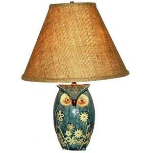 owl table lamp photo - 2