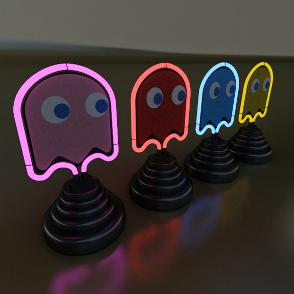 pacman ghost lamp photo - 7