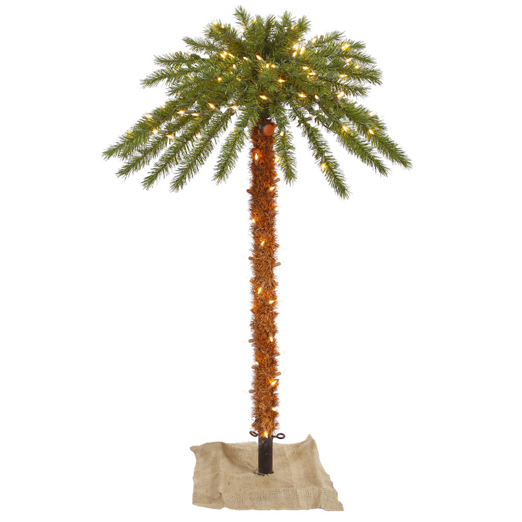 palm tree outdoor lights photo - 2