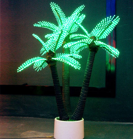 palm tree outdoor lights photo - 4