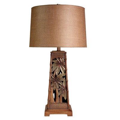 palm tree table lamps photo - 3